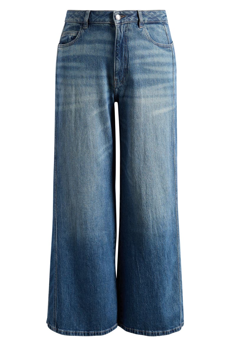 NCE High Waist Wide Leg Jeans, Alternate, color, SCENIC ROUTE