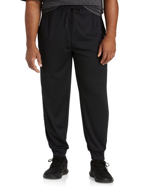 Big & Tall Performance Double-Knit Ribbed-Hem Joggers