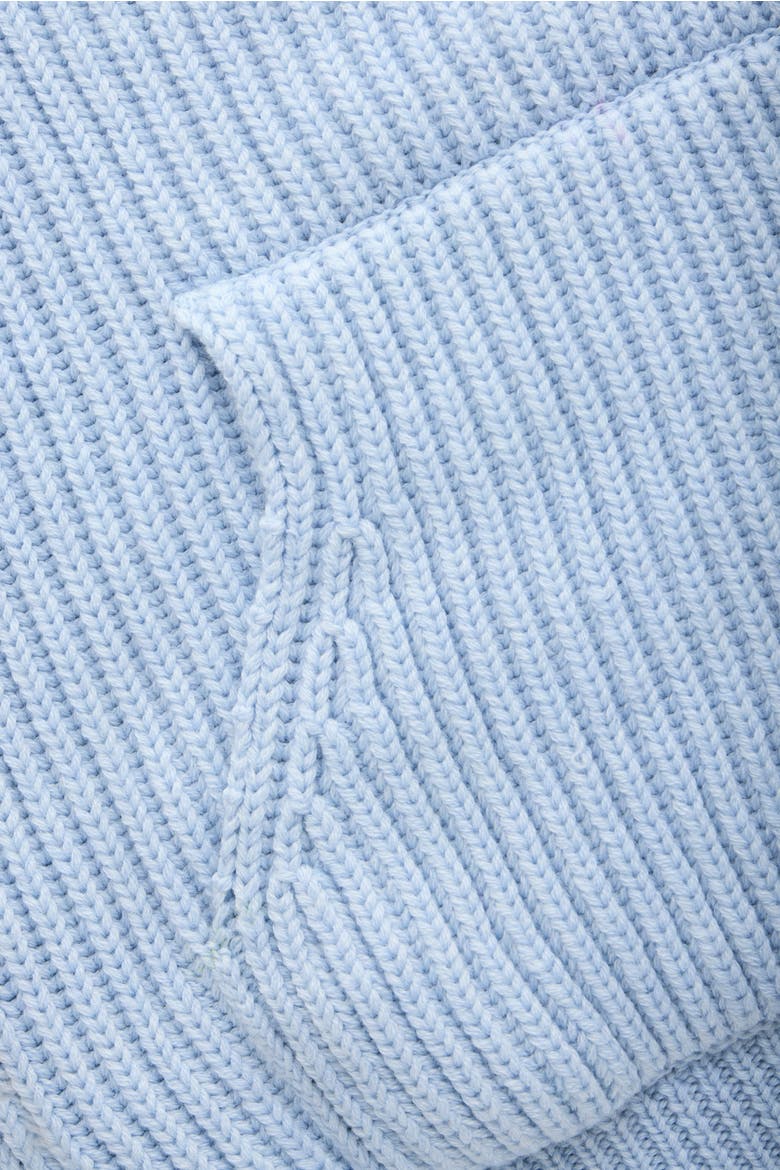 Wool Chunky Pullover Hoodie, Alternate, color, Icicle