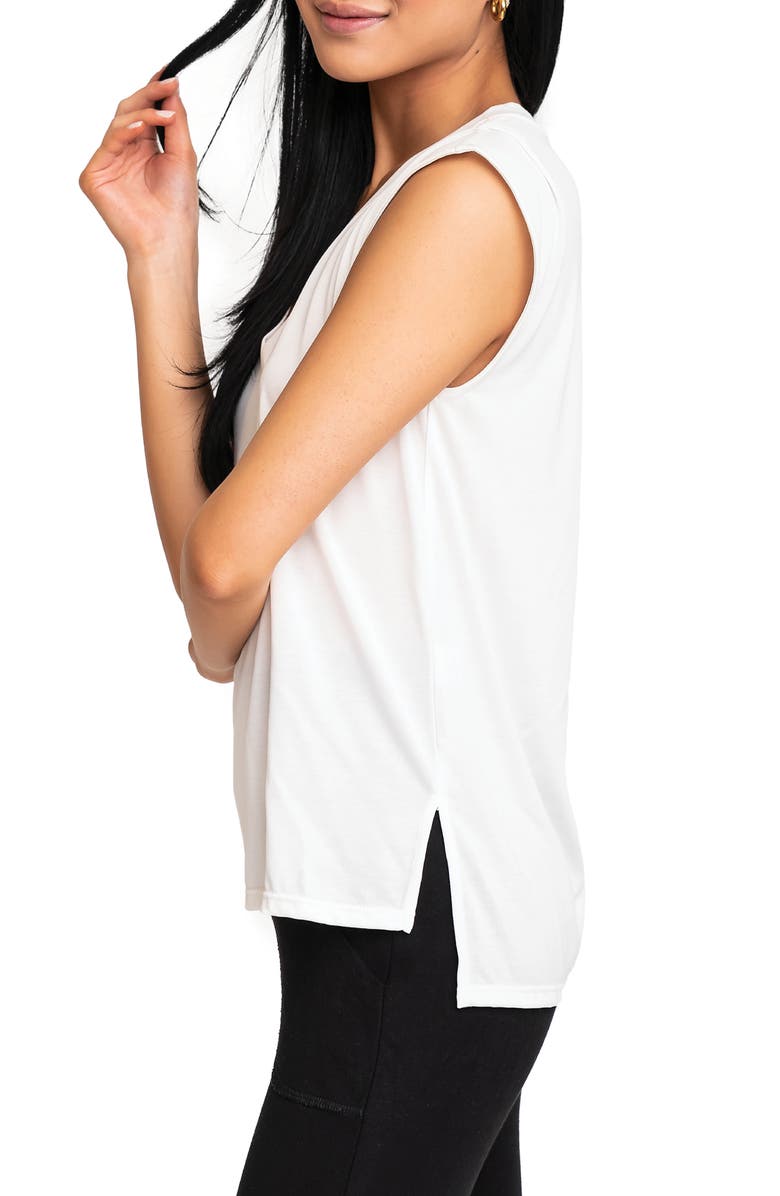 GIBSONLOOK V-Neck T-shirt, Alternate, color, Off White