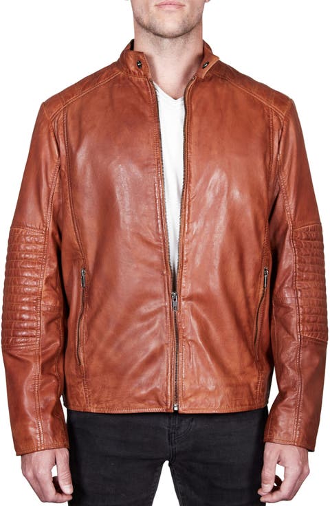 Lamb Leather Moto Jacket
