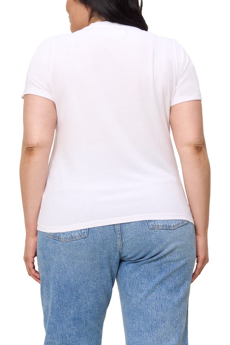 The Organic Cotton V-Neck Tee, Alternate, color, True White