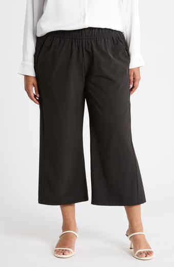 Wide Leg Cropped Pants