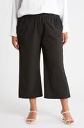 PREMISE STUDIO Wide Leg Cropped Pants