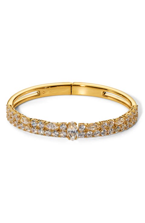 Twinnie Double Row Hinge Bangle