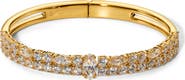 Nadri Twinnie Double Row Hinge Bangle