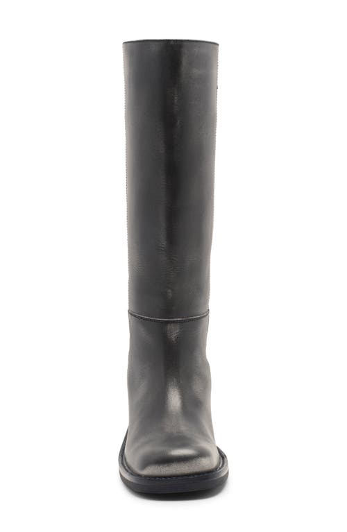 Free People Dana Knee High Riding Boot In Black