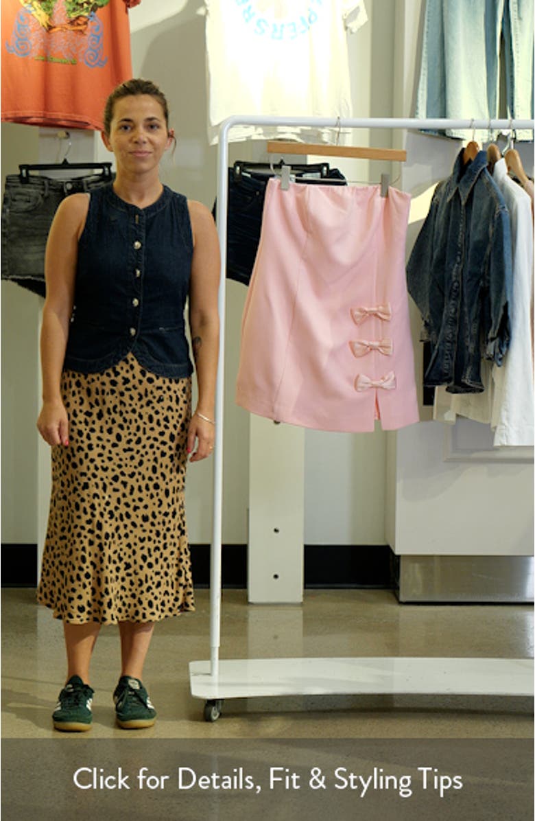 Bow Accent Strapless Minidress, sales video thumbnail