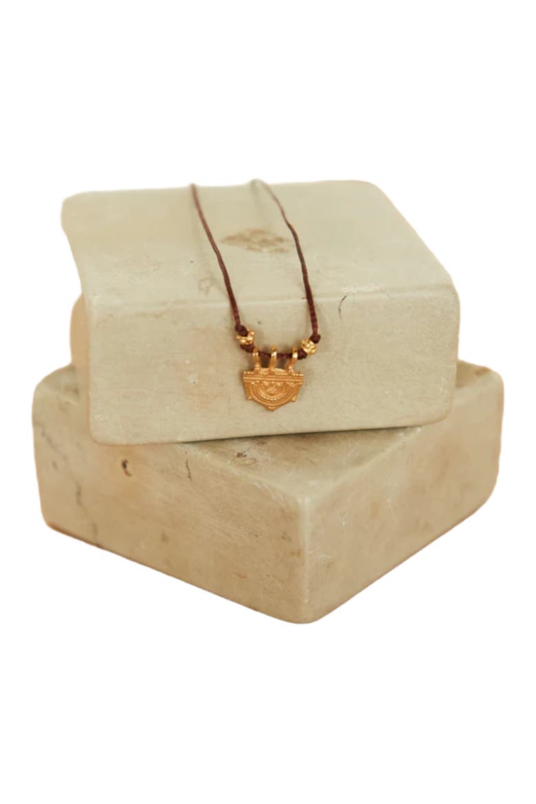 Ethiopian Trinket Necklace, Main, color, Gold Plated