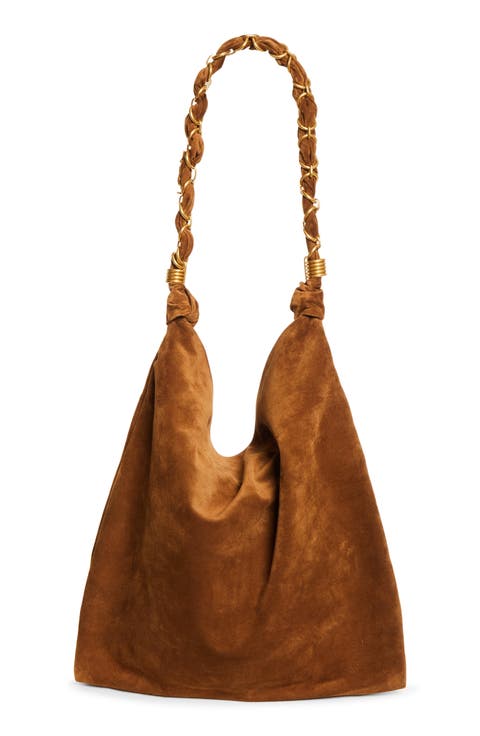 Amalia Suede Shoulder Bag