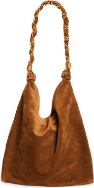 Saint Laurent Amalia Suede Shoulder Bag