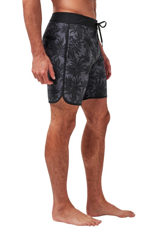 Travismathew No Wake Zone Board Shorts In Black