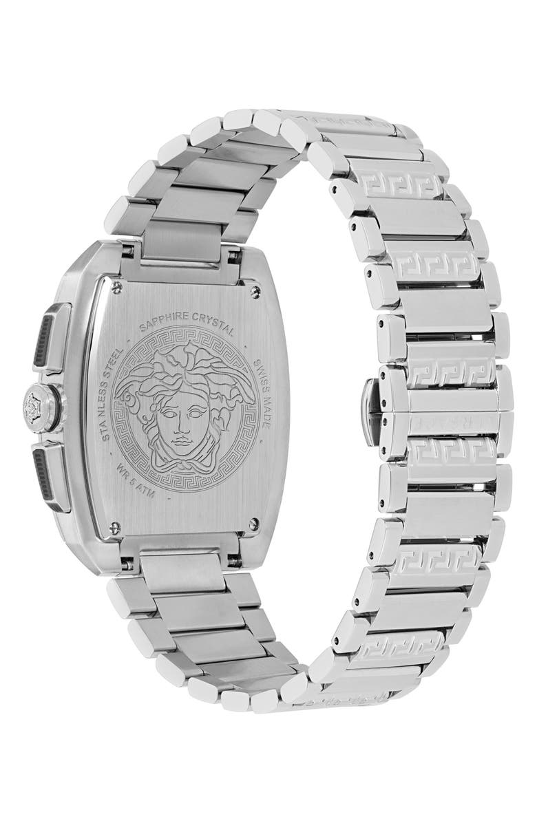 Versace Dominus Chronograph Bracelet Watch, 42mm x 50mm, Alternate, color,