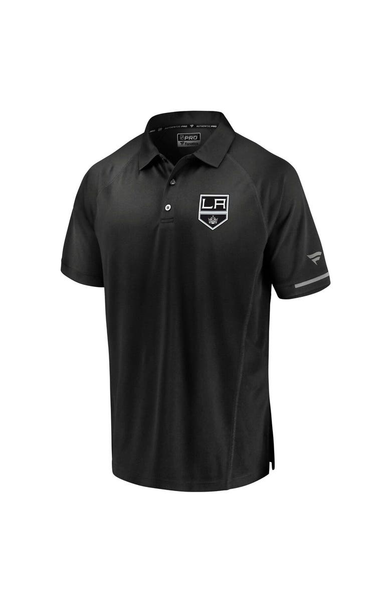 FANATICS Men's Fanatics Branded Black Los Angeles Kings Authentic Pro Rinkside Polo, Main, color, Black