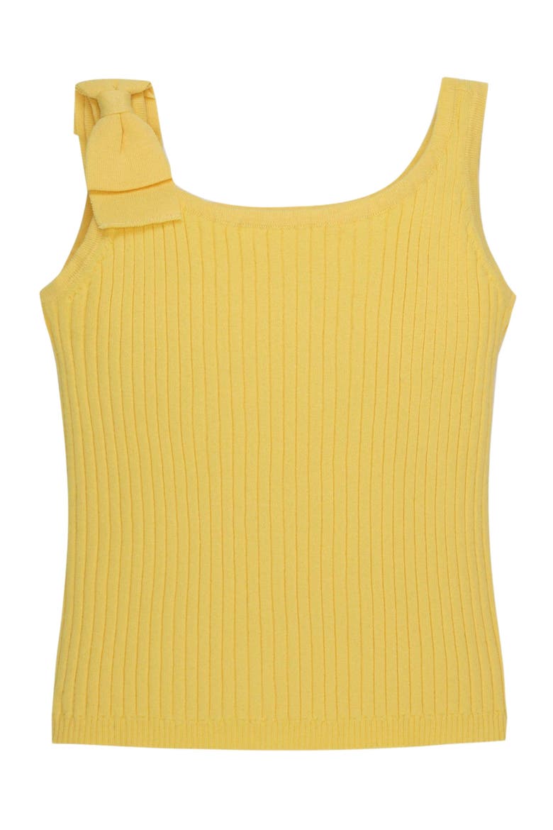 Baby Girls' Bow Sweater Tank, Infant, Main, color, Yellow