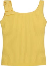Hope & Henry Baby Girls' Bow Sweater Tank, Infant
