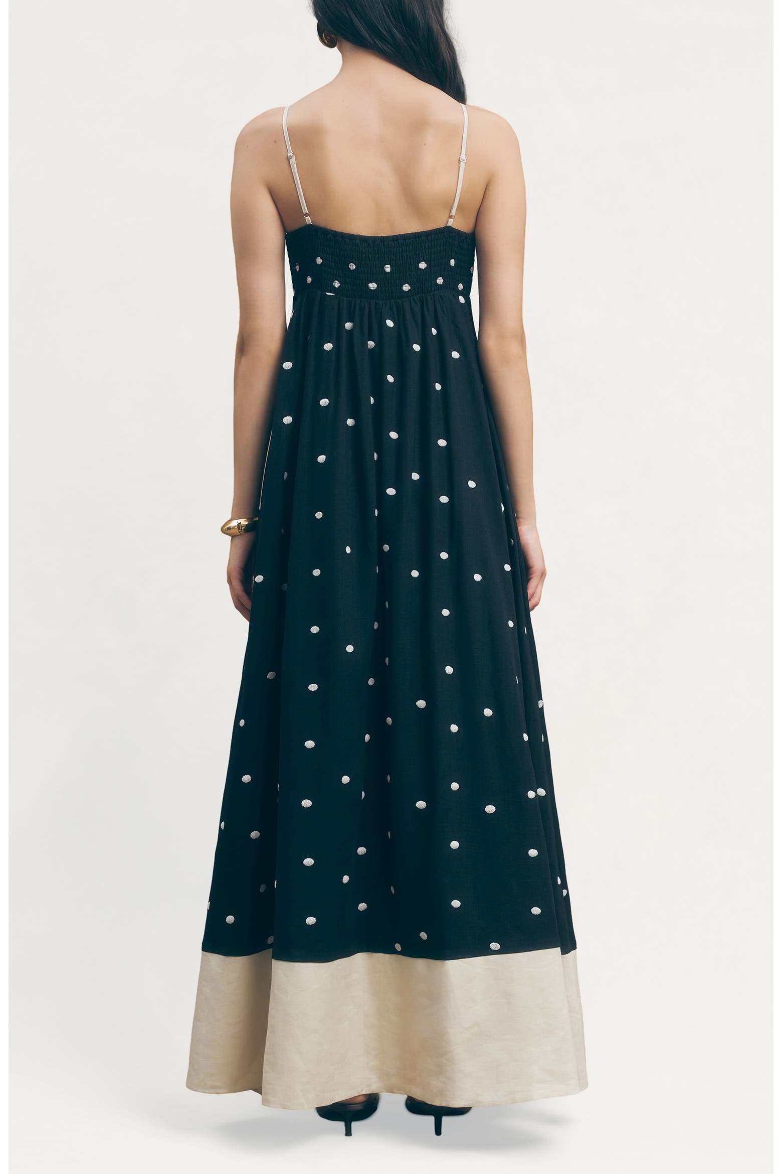MAUDE CLUB Jacky Polka Dot A-Line Dress (Women) | Nordstrom