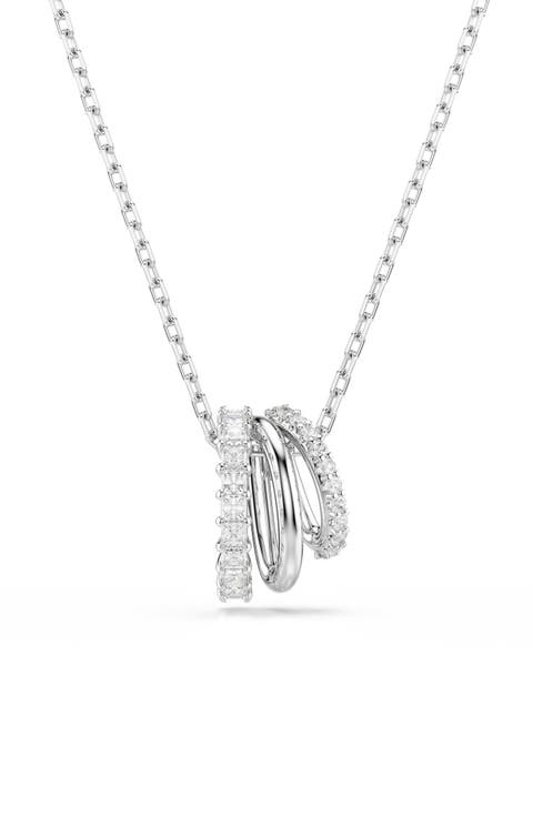 Hyperbola Ring Pendant Necklace