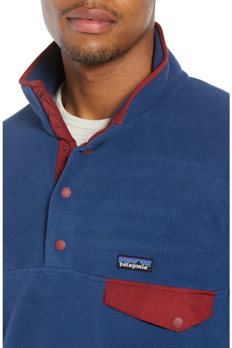 Synchilla® Snap-T® Fleece Pullover, Alternate, color, STONE BLUE