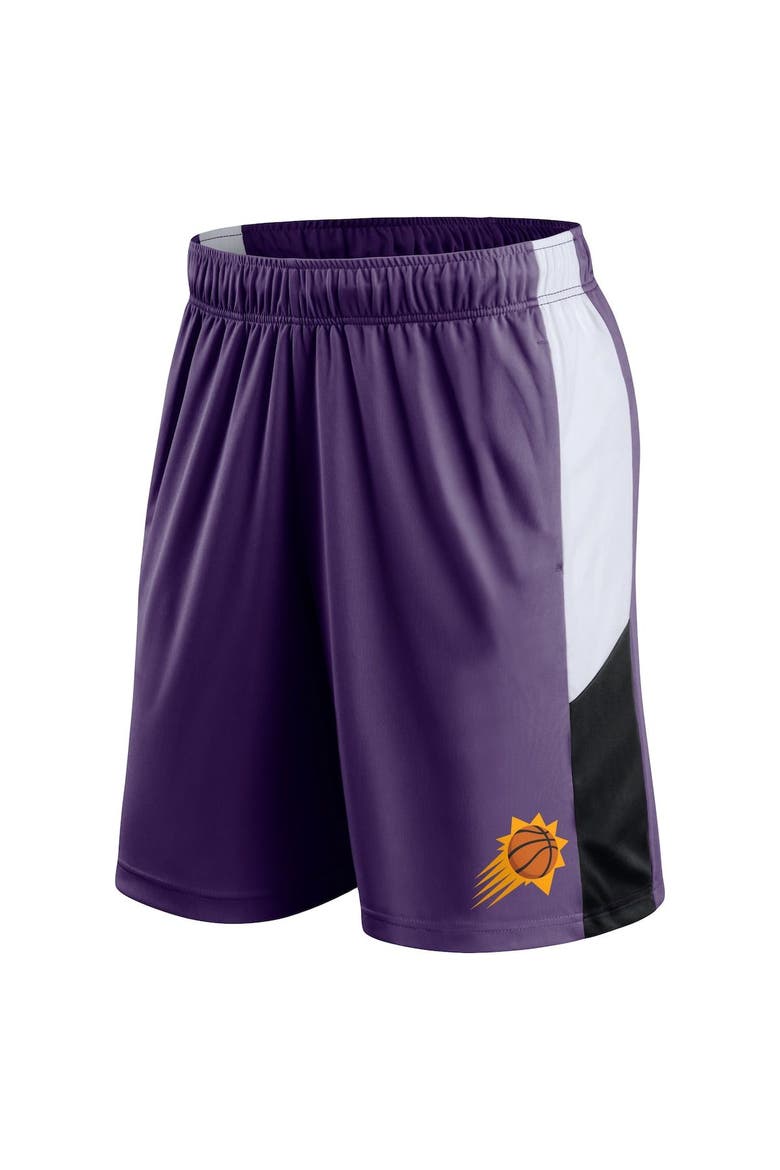 Men's Fanatics Branded Purple Phoenix Suns Champion Rush Colorblock Performance Shorts, Alternate, color, Purple
