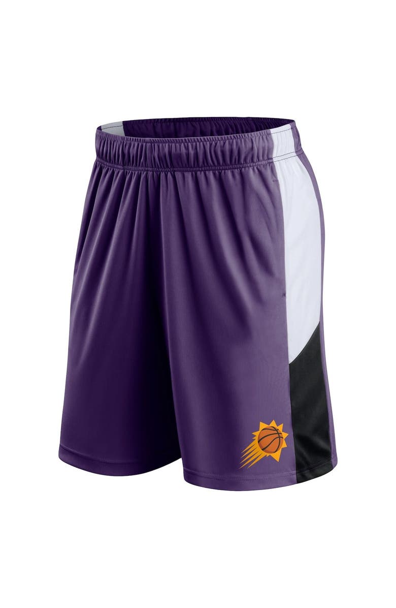 FANATICS Men's Fanatics Branded Purple Phoenix Suns Champion Rush Colorblock Performance Shorts, Alternate, color, 