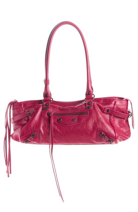 Le City Leather East/West Shoulder Bag