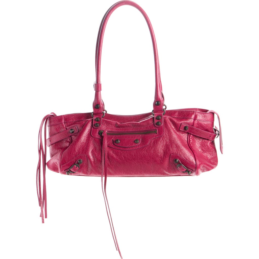 Balenciaga Fuchsia Le City Shoulder Bag