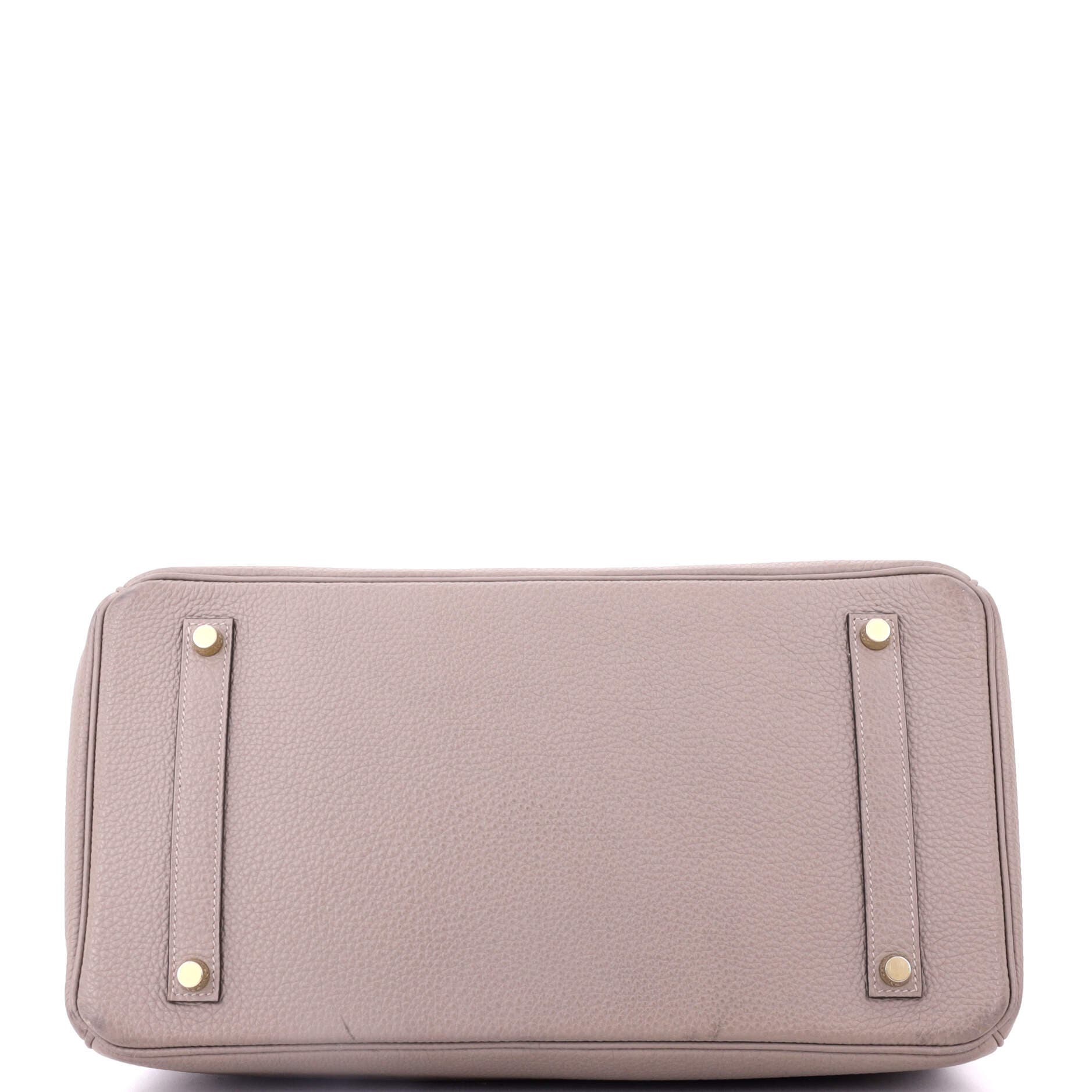 Pre-Owned Hermes Birkin Handbag Grey Togo with Gold Hardware 35, Alternate, color, Gris Asphalte