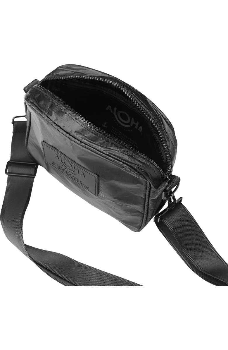 Aloha Collection Le Tour Monochrome Water Resistant Tyvek<sup>®</sup> Crossbody Bag, Alternate, color,