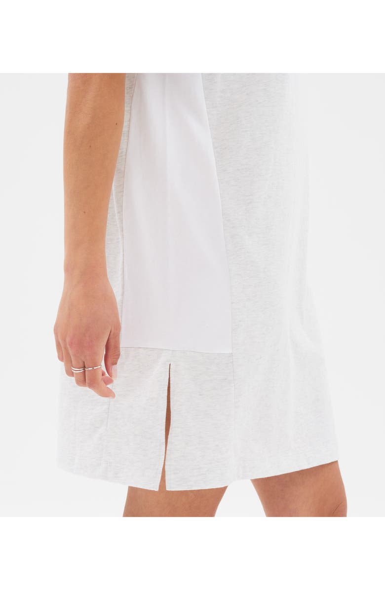 New Balance Athletics Cotton T-Shirt Dress, Alternate, color, Sea Salt