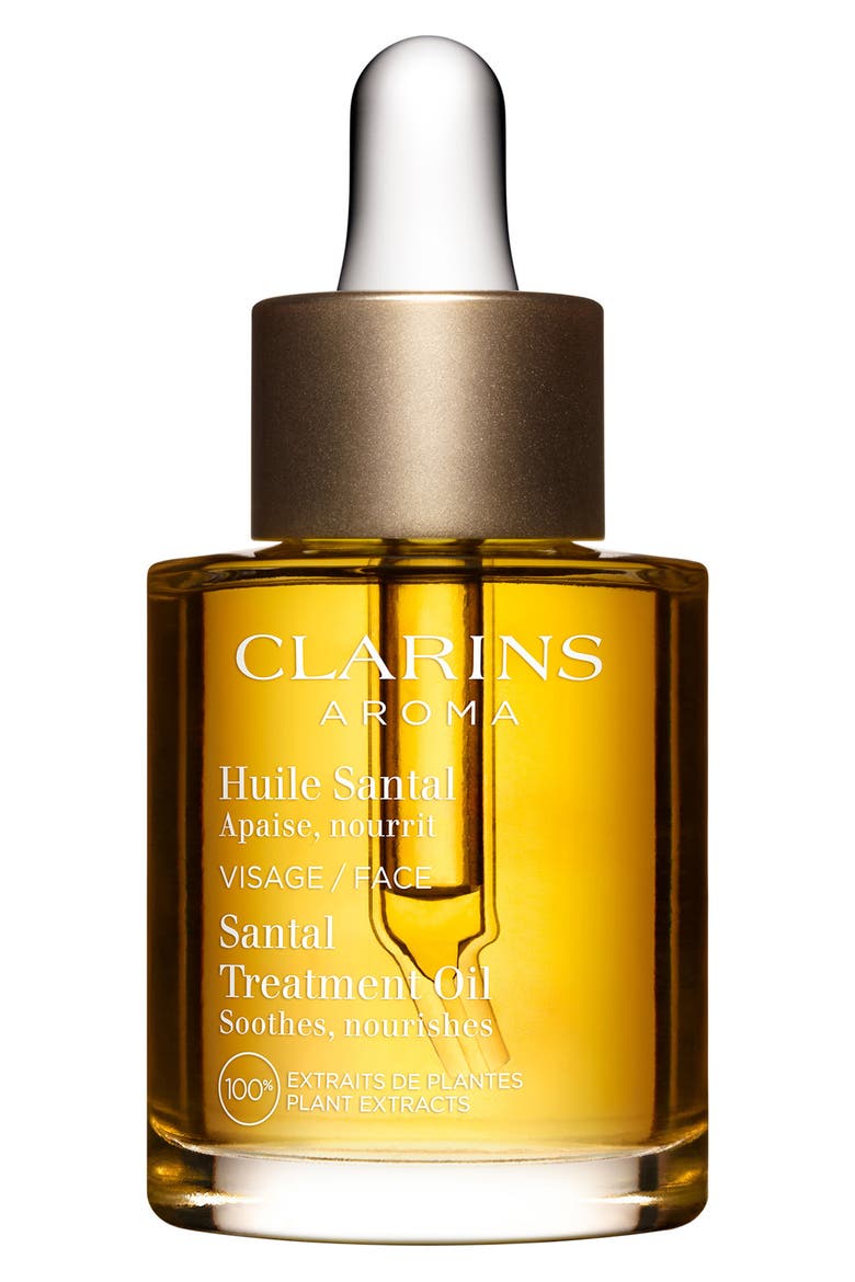 Santal Soothing & Hydrating Face Treatment Oil, Main, color, NO COLOR