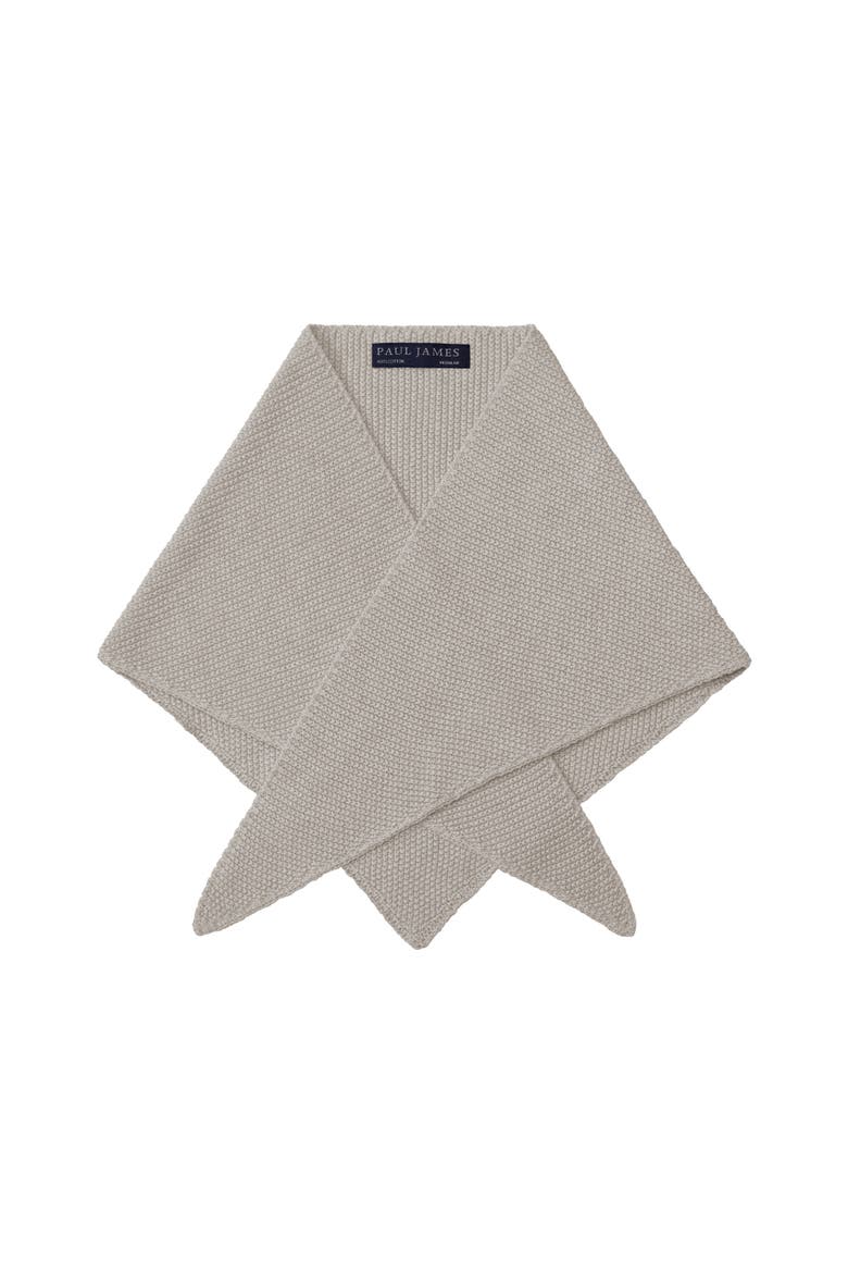 Cotton Textured Neckerchief, Alternate, color, Oatmeal