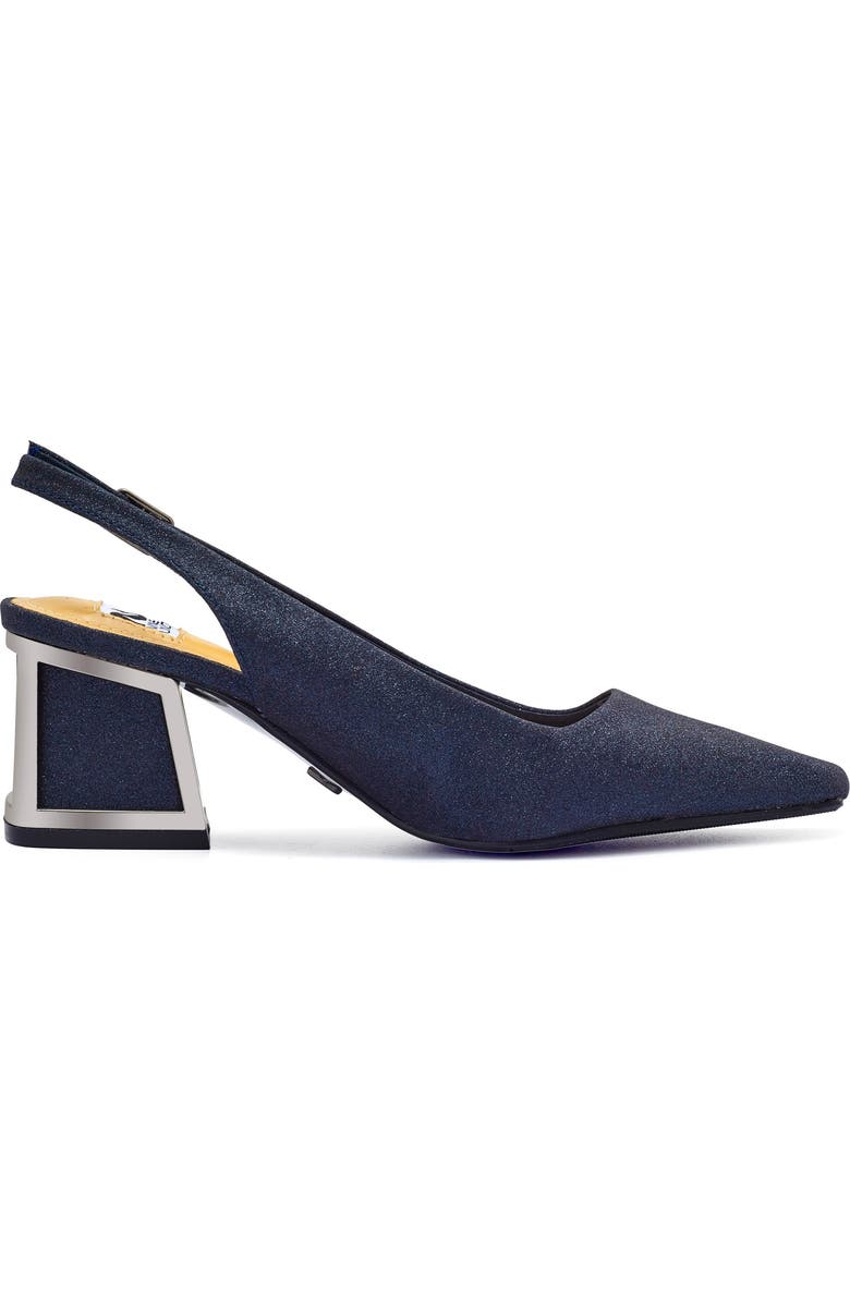 NINETY UNION Boca Slingback Pump, Alternate, color, Navy