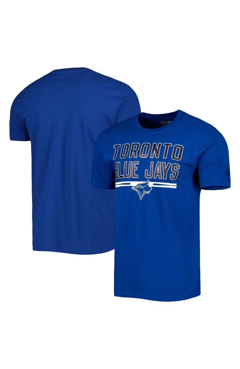 New Era Men's New Era Royal Toronto Blue Jays Batting Practice T-Shirt, Main, color, Blue