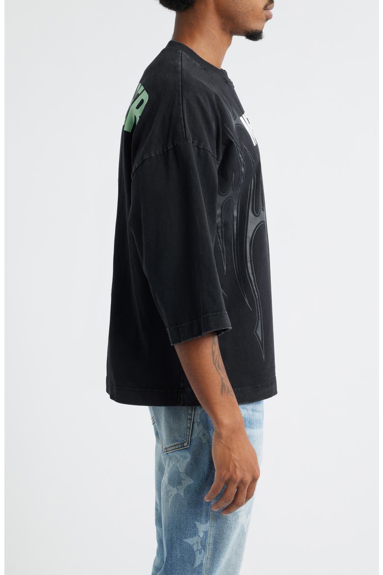 Storm Riders Oversize Cotton Jersey Graphic T-Shirt, Alternate, color, BLACK