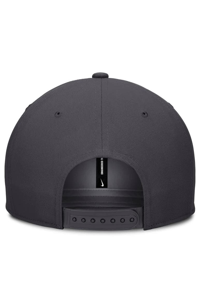 Men's Nike Anthracite New York Yankees Statement Pro Snapback Hat, Alternate, color, Anthracite