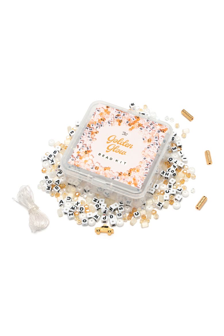Golden Glow Bead Kit, Main, color, WHITE