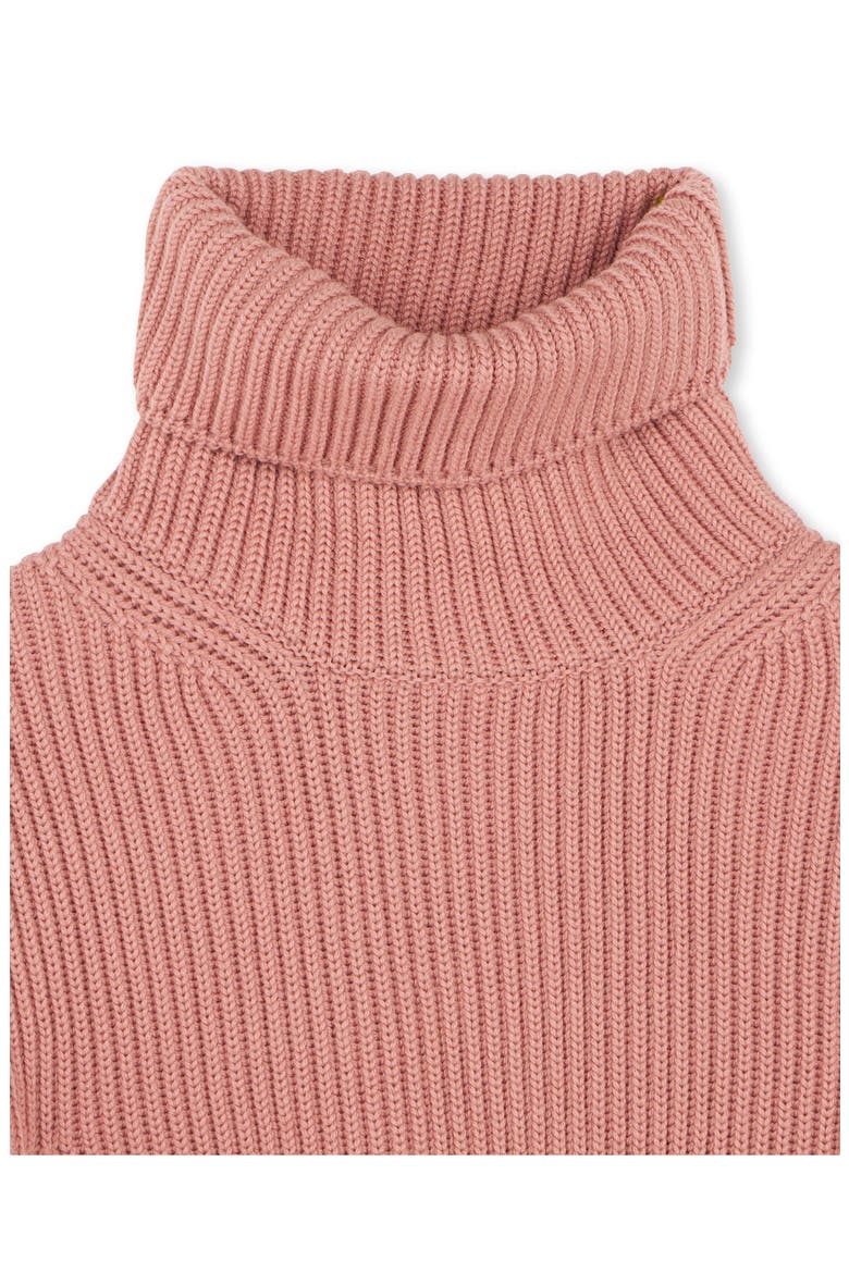 Leona High Neck Wool Sweater, Alternate, color, Pink