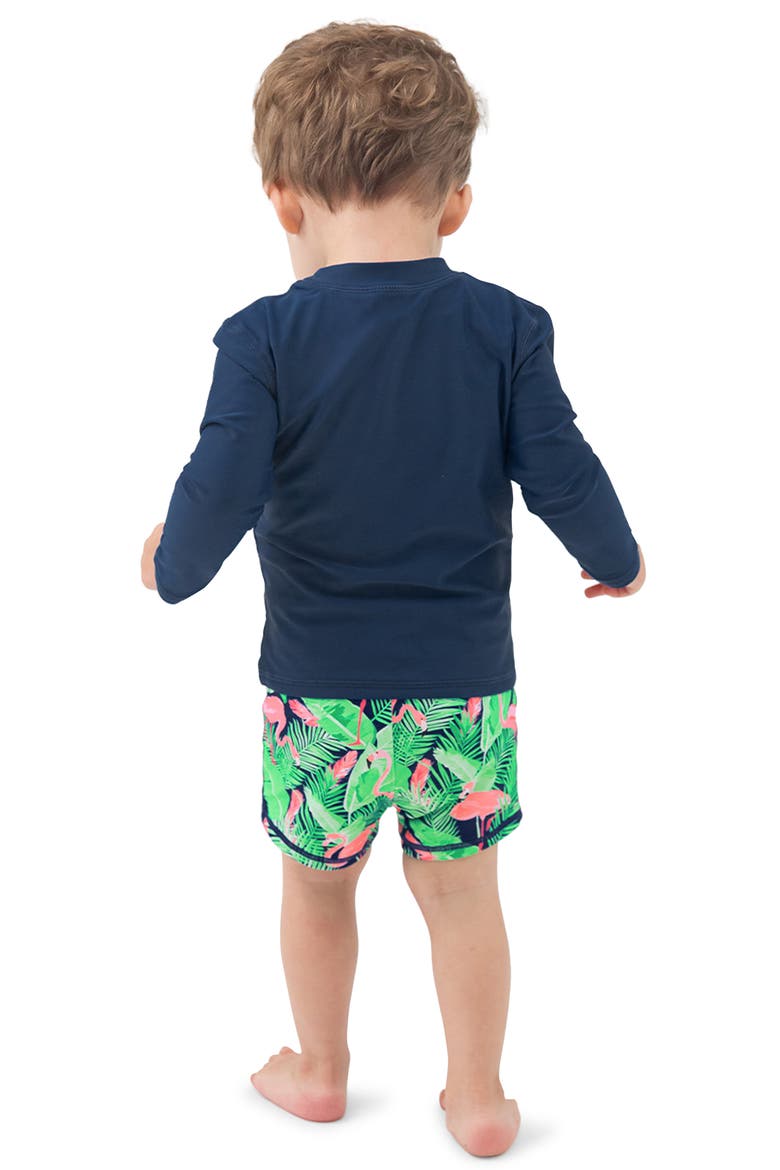 Kids' Long Sleeve Rashguard, Alternate, color, BLUE
