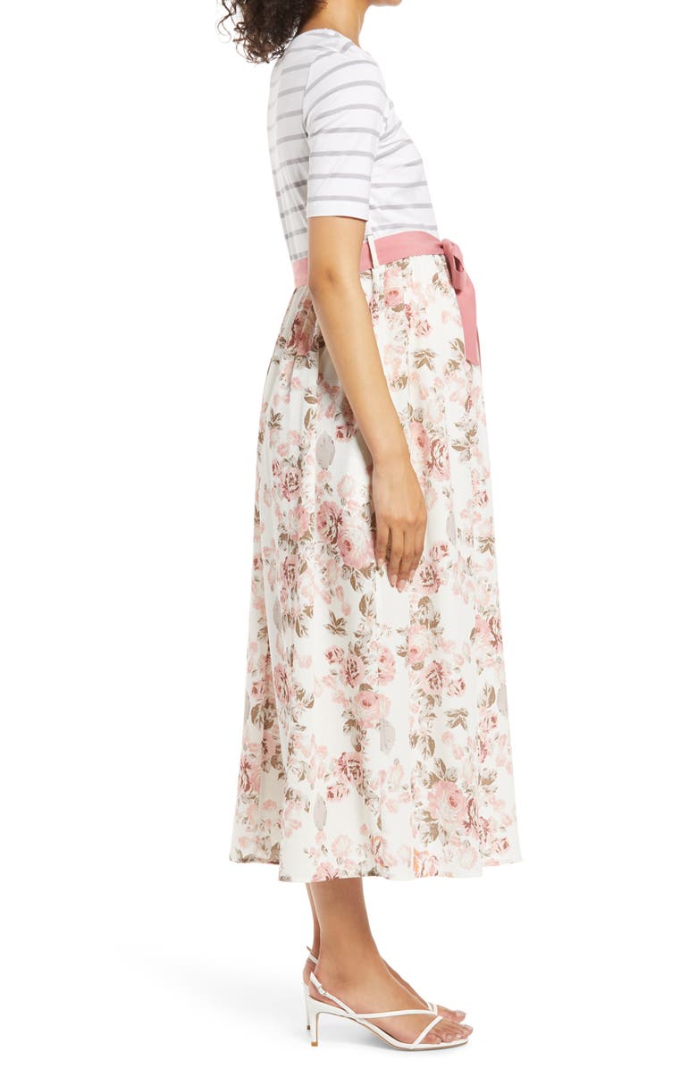 Savi Mom Florence Tie Waist Maternity Maxi Dress, Alternate, color, 