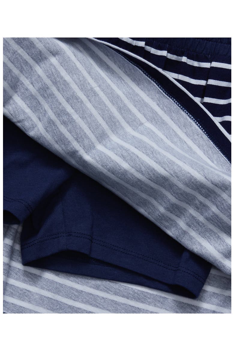 Girls Plus Smocked Skort, Alternate, color, Dark Navy Stripe