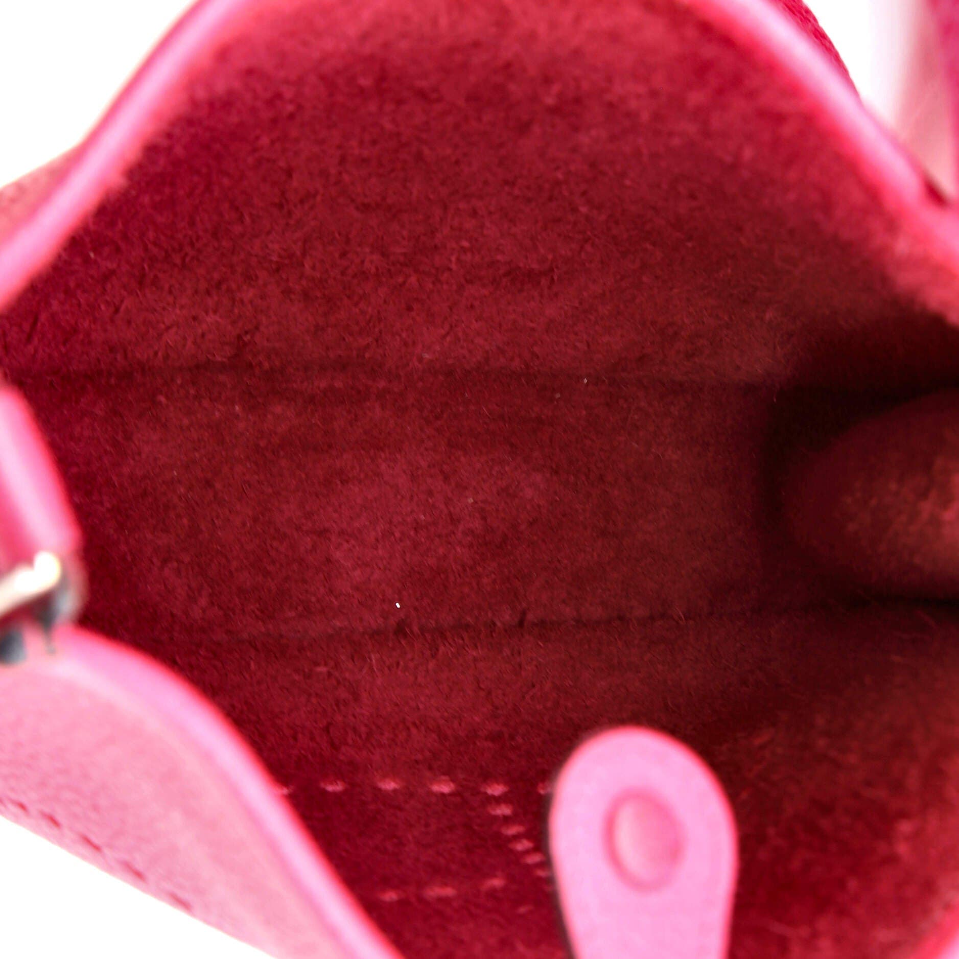 Pre-Owned Hermes Evelyne Bag Gen III Clemence TPM, Alternate, color, Rose Shocking