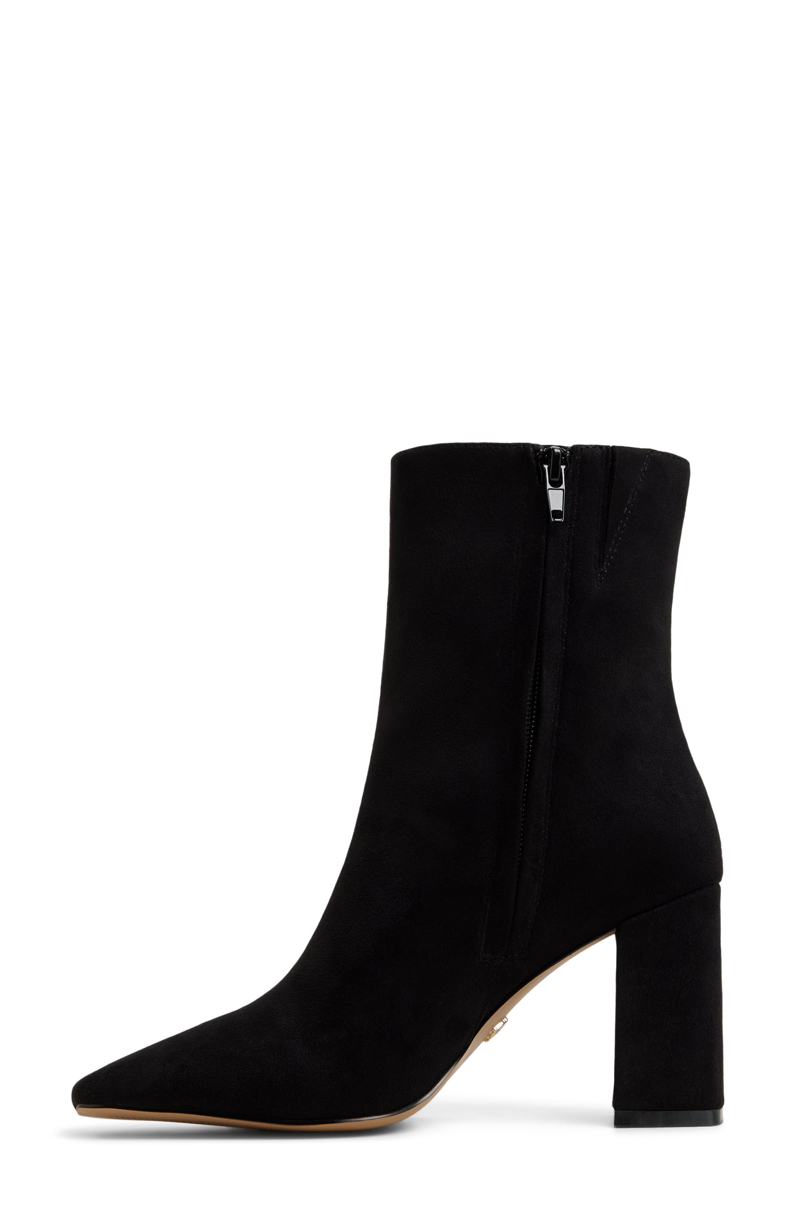 ALDO Vellamo Block Heel Bootie, Alternate, color, Black