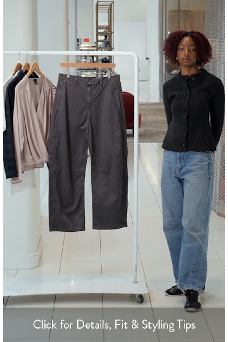Fiona Ankle Barrel Leg Chinos video