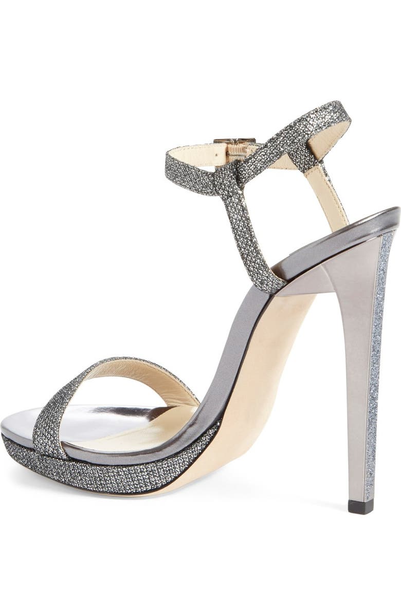 Jimmy Choo 'Claudette' Ankle Strap Platform Sandal, Alternate, color,