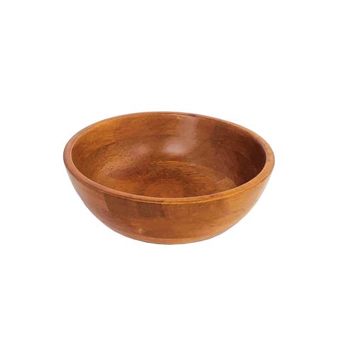 Frieling Rubberwood Conical Bowl, Small 2.5-inch X 7-inch Diameter In Brown