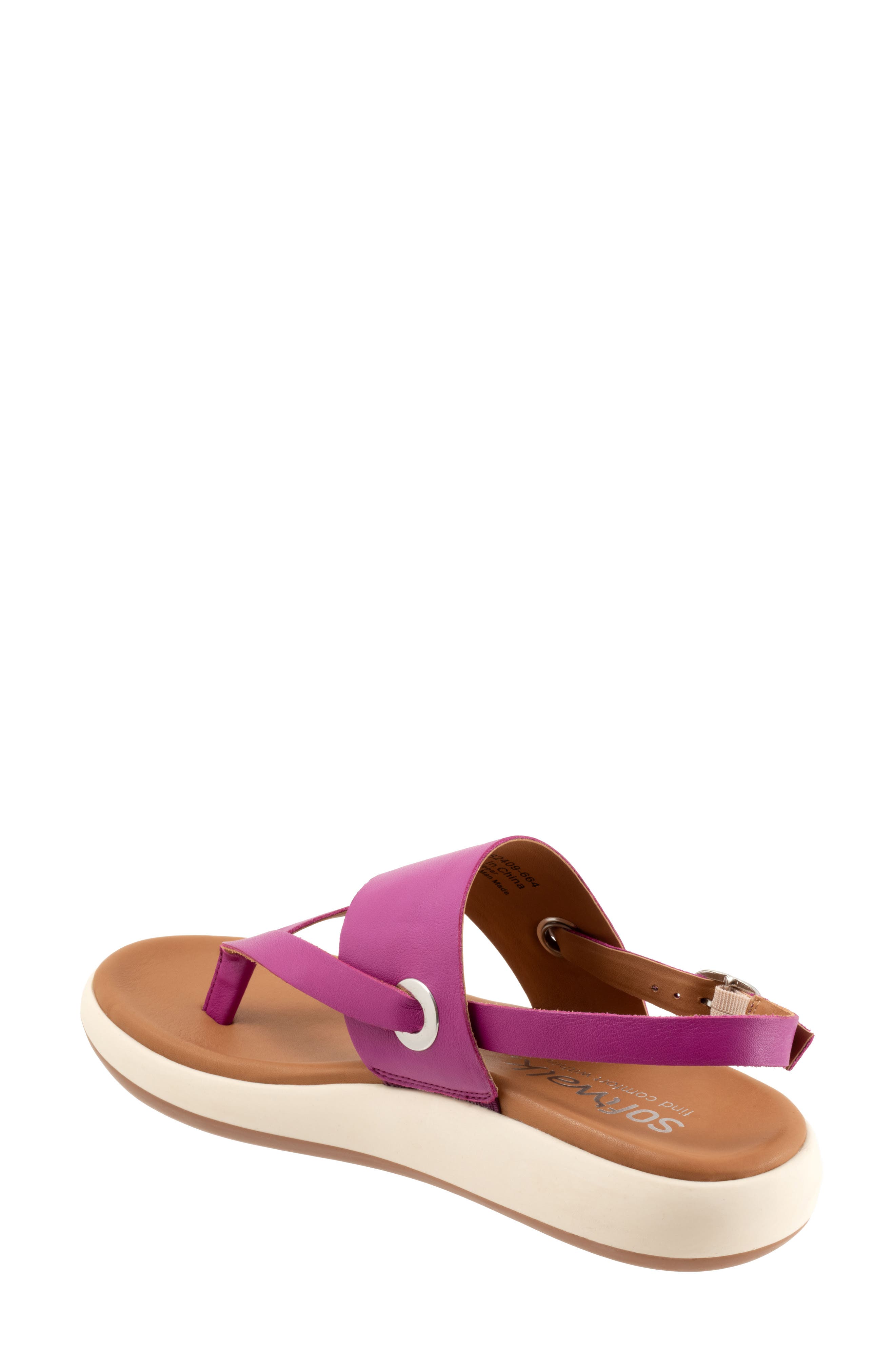 SoftWalk<sup>®</sup> Joliet Slingback Sandal, Alternate, color, Magenta