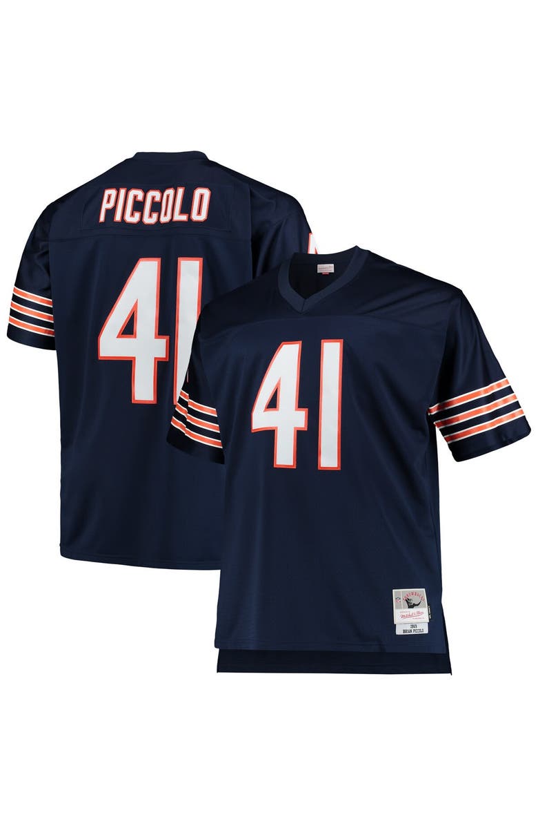 Mitchell & Ness Men's Mitchell & Ness Brian Piccolo Navy Chicago Bears Big & Tall 1969 Retired Player Replica Jersey, Main, color, 