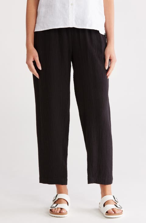Coral Isle Easy Crop Pants