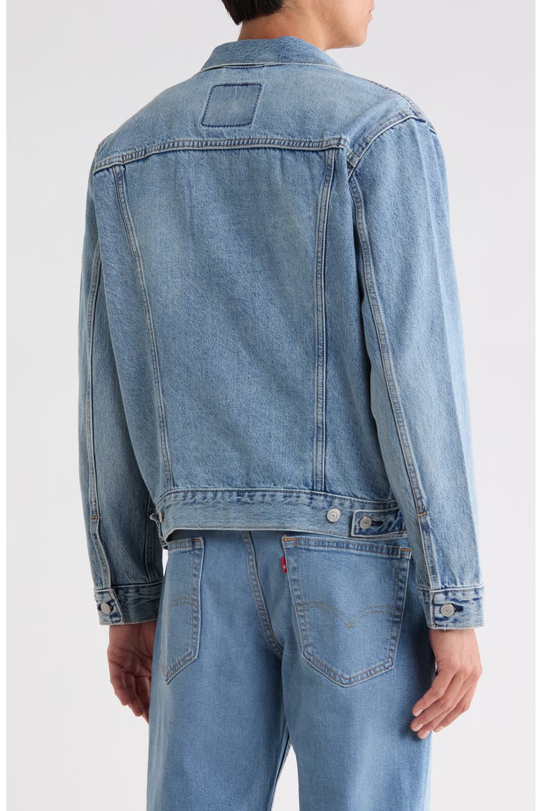 The Trucker Jacket, Alternate, color, SUN SURF T